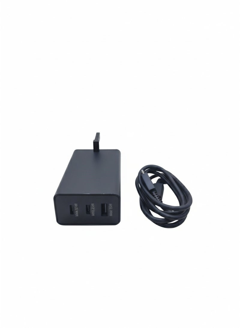 Super Fast India 65 W POWER ADAPTER TRIO.USB C - 2 PORTS AND USB A- PORT - Image 2